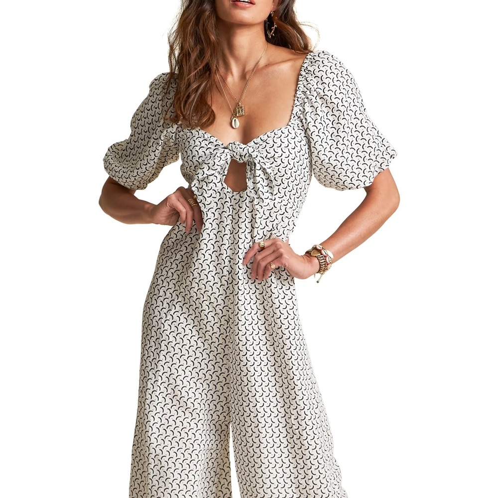 NWT Sincerely Jules Wide Leg Linen Jumpsuit